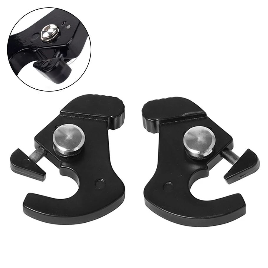 

Motorcycle Backrest Detachable Mounting Luggage Rack Latch Clips Fit for Harley Electra Road Street Glide Road King