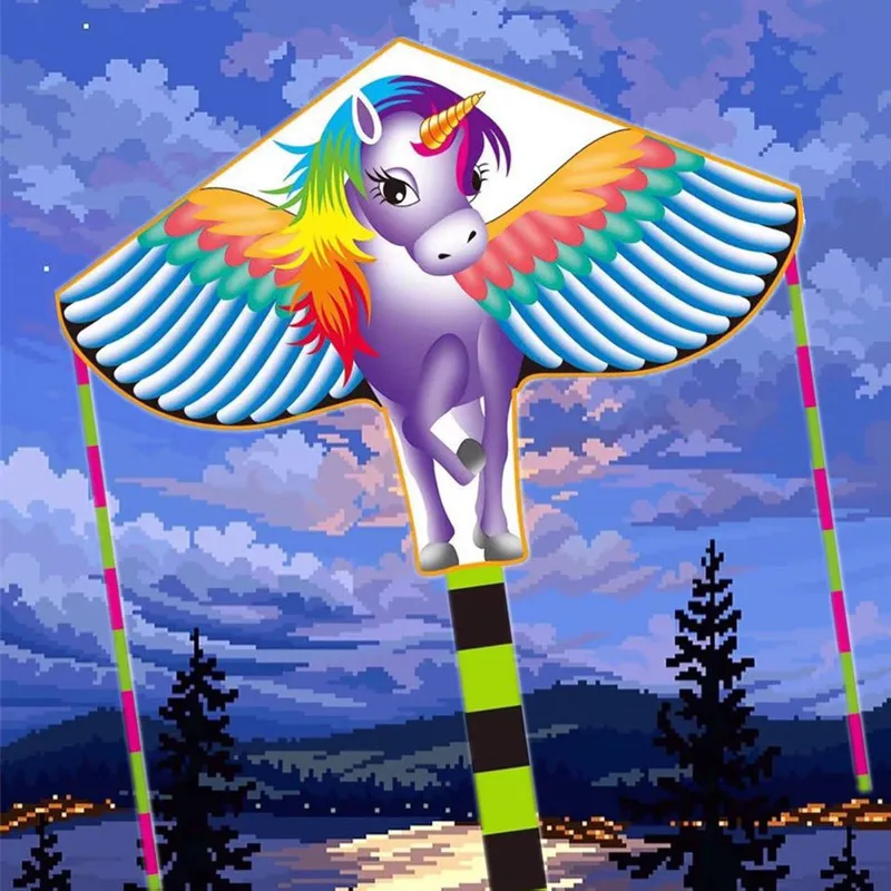 cartoon kites flying for children kites outdoor toys kids kite line weifang bird kite