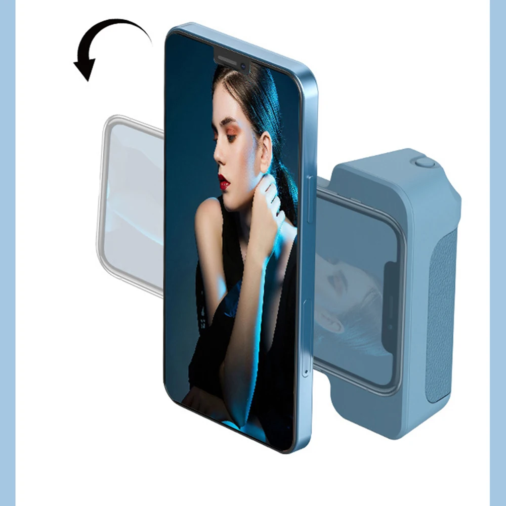 마그네틱 카메라 핸들 사진 브래킷, 블루투스 호환 핸드헬드 그립, 휴대폰 셀카 장치 데스크탑, iOS용