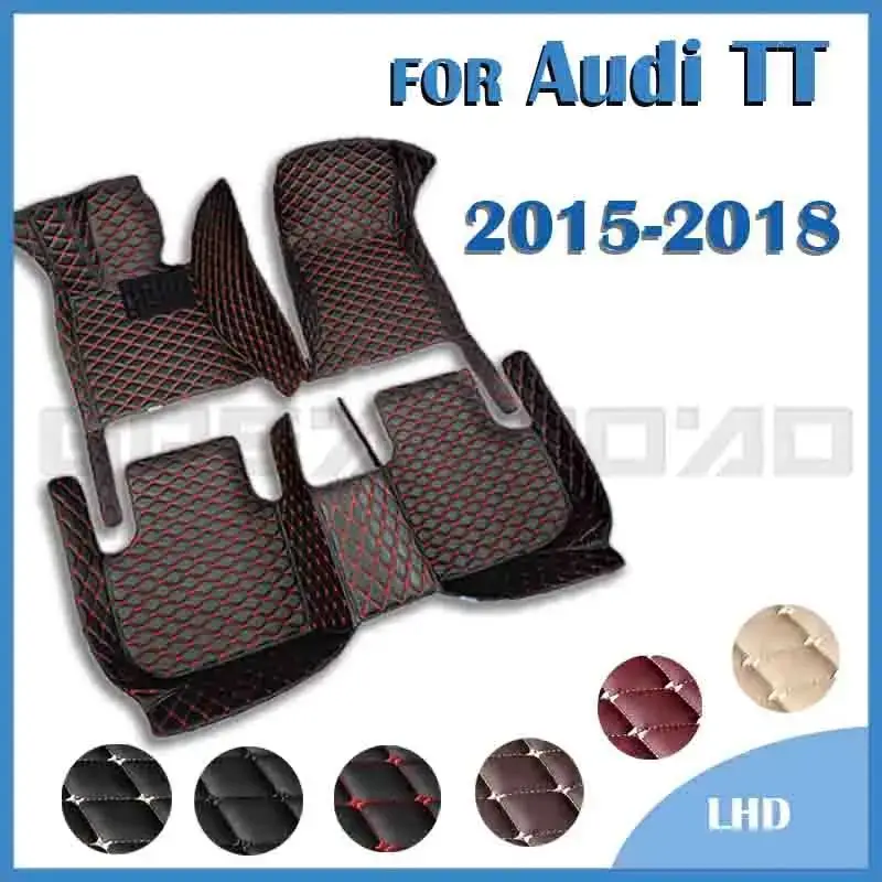 

Car floor mats for AUDI TT (Four seats) 2015 2016 2017 2018 Custom auto foot Pads automobile carpet cover