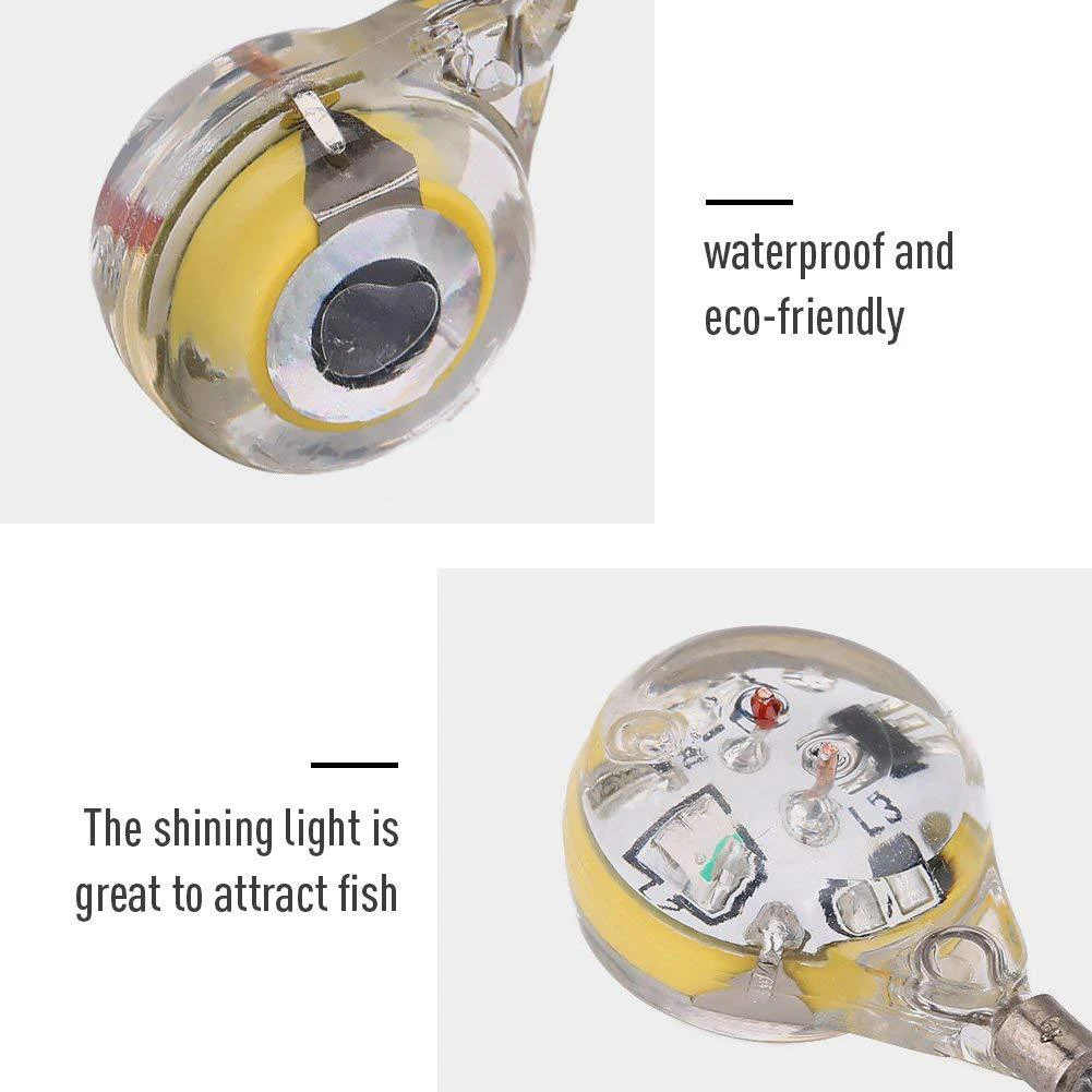 

Eye Shape Fishing Lure Light Plastic For Attracting Fish LED Underwater High Performance High Quality Hot Sale
