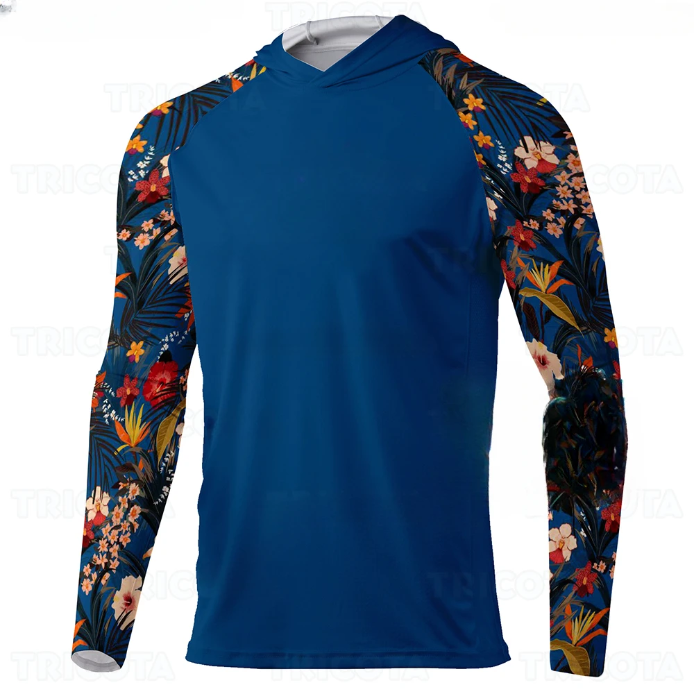 Fishing Clothing Long Sleeve Breathable Fishing Shirts Outdoor Men Anti-UV Quick Dry T-shirts Camisa De Pesca