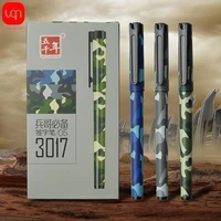 3/6/12pcs Camouflage Design Neutral pen tactile smooth grip Comfortable Quality ink for writing and conference use back toschool 1
