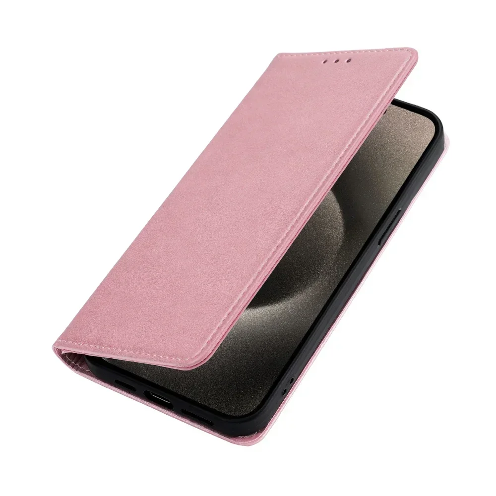 Leather Wallet Phone Case - Protective Magnetic Flip Cover with Card Holder
