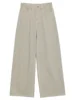 CHIC VEN Women Pants Cotton Loose High Waisted Slim Straight Leg Female Jeans Casual Wide Leg Trousers Autumn Winter 2024 5