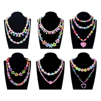 500pcs DIY Handmade Beaded Children's Toy Creative Loose Spacer Beads Crafts Making Bracelet Necklace Jewelry Kit Girl Toy Gift 4