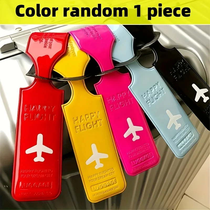 Premium Travel Luggage Tag with Secure Strap - Essential Travel Accessory