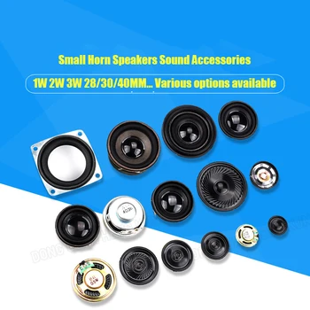 Piccoli Altoparlanti e Accessori Audio 4 Ohm 0.25W 0.5W 1W 2W 3W 28/30/40mm 5CM Adattatore per Altoparlante Varie Opzioni