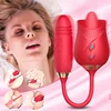 SMLOVE Masturbation Vibrator for Women Rose Stretching Clitoris Stimulator Oral Tongue Licking Vibrating Sexy Toys for Adults 1