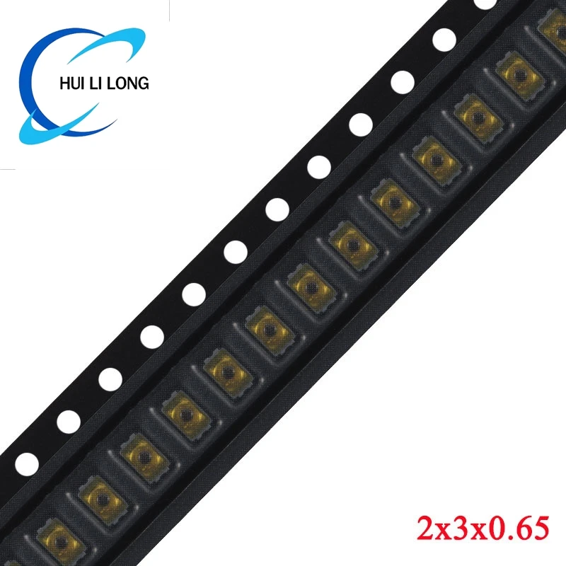 50 Stück/10 Stück 2*3*0,65 2x3x0,65 Mini-Membran tastatur Taktdruck-Touch-Taste Mikrosc halter Dünnschicht-Tastatur für mobile Kamera