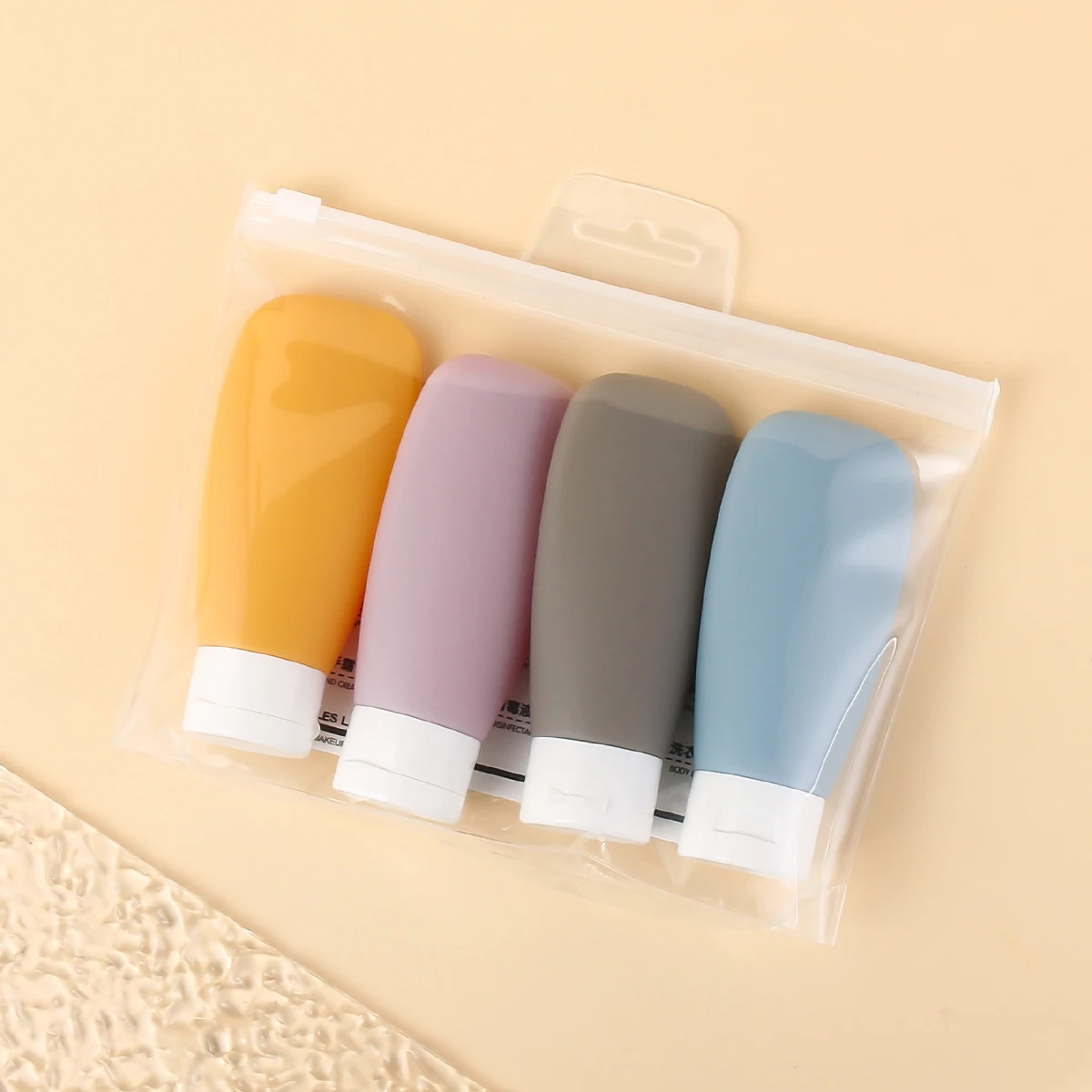 4Pcs*60ml Leak Proof Refillable Liquid Travel Containers for Travel