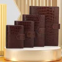 Карманный планировщик Yiwi из натуральной кожи, кожаный блокнот a8 A7 a6 a5 с кольцом, мини-органайзер для повестки дня, дневник, блокнот