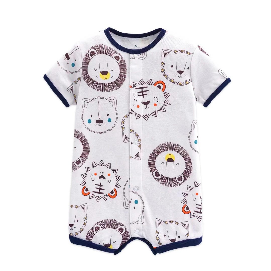 Baby Boys Rompers Summer Baby Girl Clothes Kids Short Sleeve Clothing Cotton Newborn Rompers Infant Jumpsuits 0-24M baby rompers baby jumpsuit cotton jumpsuit baby clothing cotton onesies