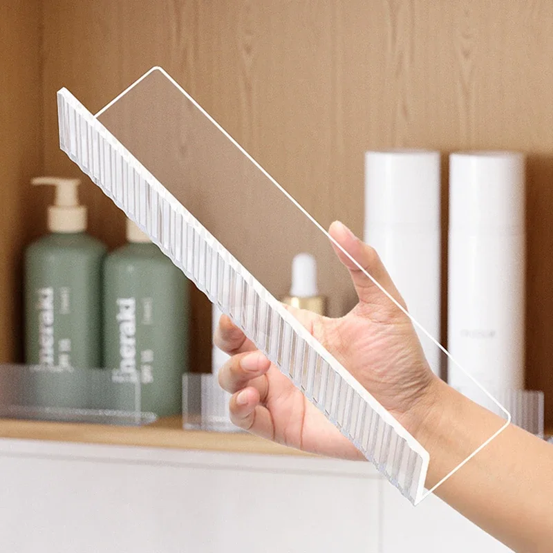 Self-Adhesive Transparent Acrylic Wall Mounted Figures Display Storage Rack DIY Toy Stand 6