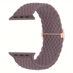 Braided Solo Loop Stretchy Nylon Strap - 42(S3)-44 - 45 - 46 - 49mm (Light Purple)