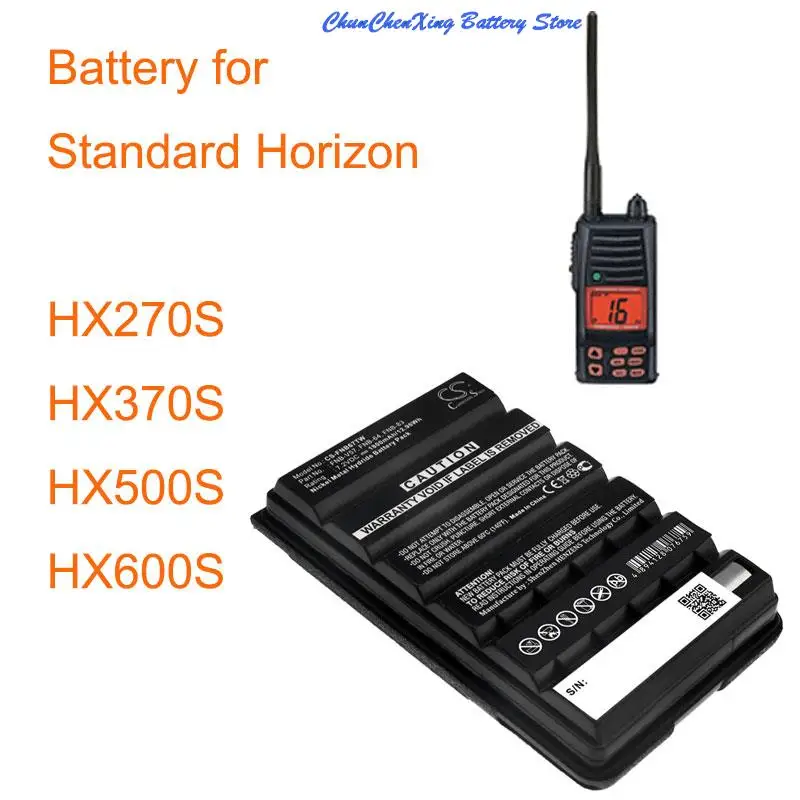 

OrangeYu 1800mAh Battery for Standard Horizon HX270S HX370S HX500S HX600S