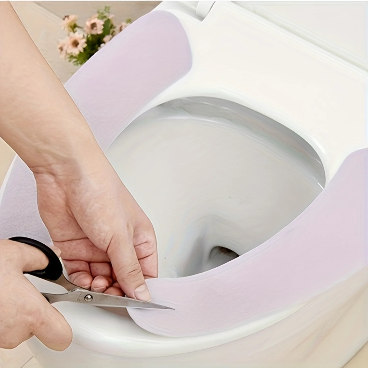 Warm Thick Toilet Seat Cushion Electrostatic Paste Disposable Pads - Cozy Comfort for Bathroom Essentials