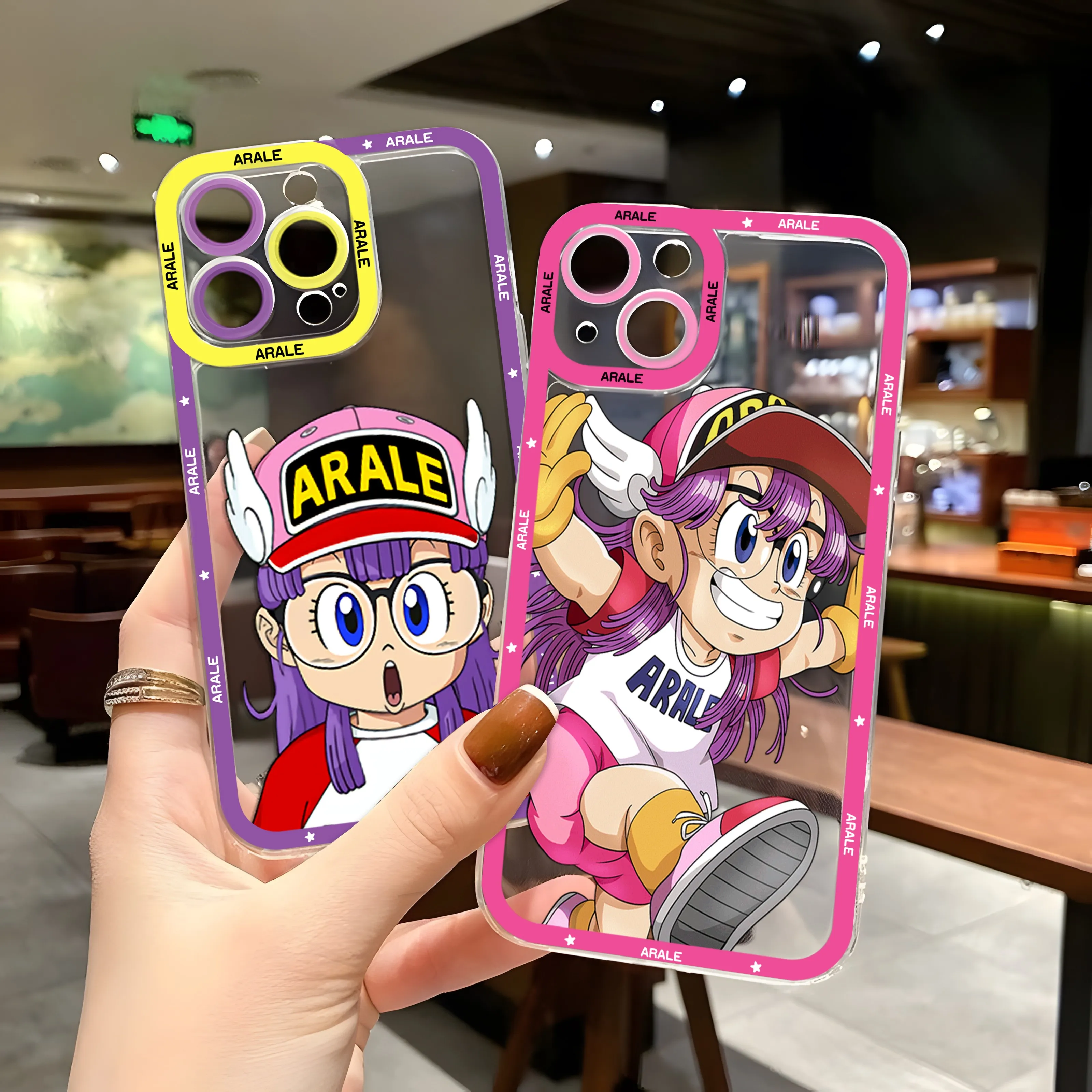Whimsical Arale Clear Soft TPU Phone Case
