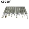 KSGER T12 Silver Soldering Iron Tips Soldering Station Handle Welding Replace T12-B BC2 K C1 C4 D08 D24 D4 I JL02 Soldering Iron 3