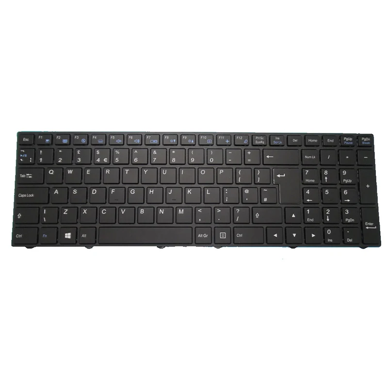 

Клавиатура для ноутбука NEXOC B519 B519 II, Великобритания/Великобритания, с рамкой и подсветкой