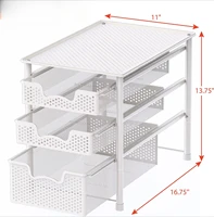 Alloy Steel Sliding Basket Organizer Drawer Cabinet 1