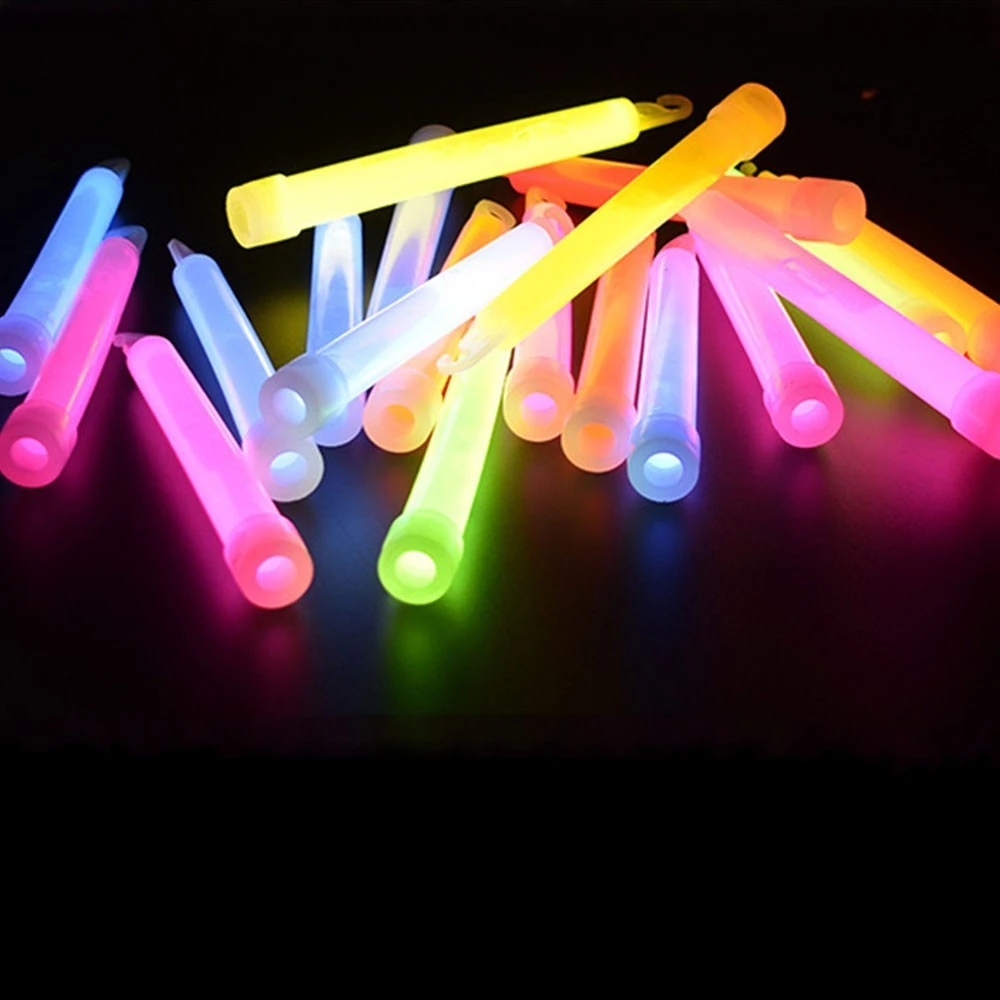 Glow Sticks 6-inches Mini Fluorescent Outdoor Camping Party
