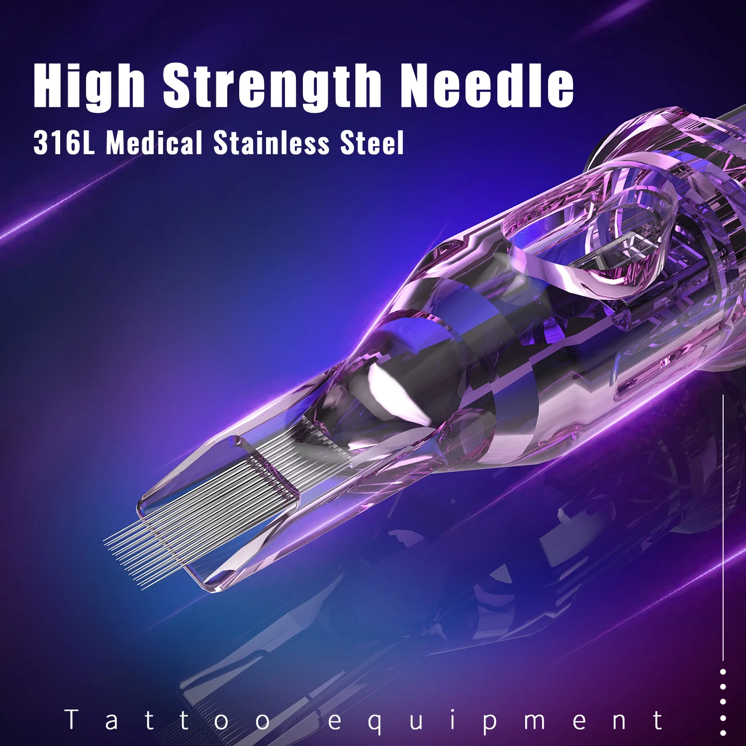 Disinfected Tattoo Needle Circular Needle Needle Tube Disposable Sterile Tattoo Integrated Safety Tattoo Needle 10PC