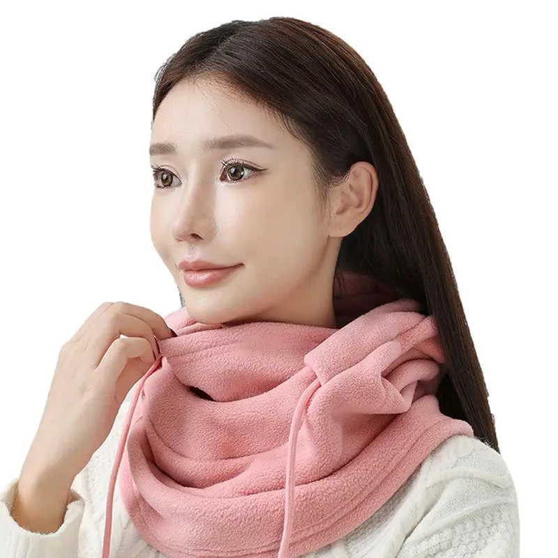 

Ear Protection Scarf Warm Hat With Neck Guard Ears Protection Women Winter Fashion Wear Outside Stylish Hood For Camping