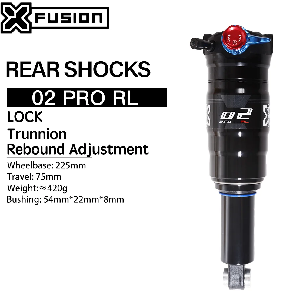 X-Fusion Pro 2, リアサスペンション　210x 55mm MTB X-Fusion AIR SPRUNG SHOCK MTB BIKE REAR SHOCK Compression