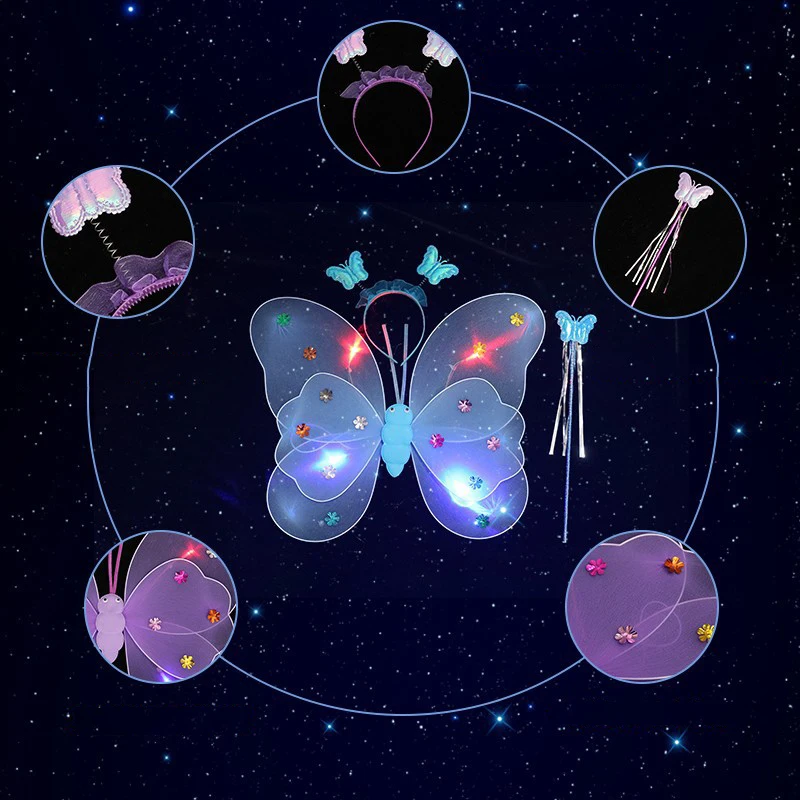 LED Butterfly Wings Set 5