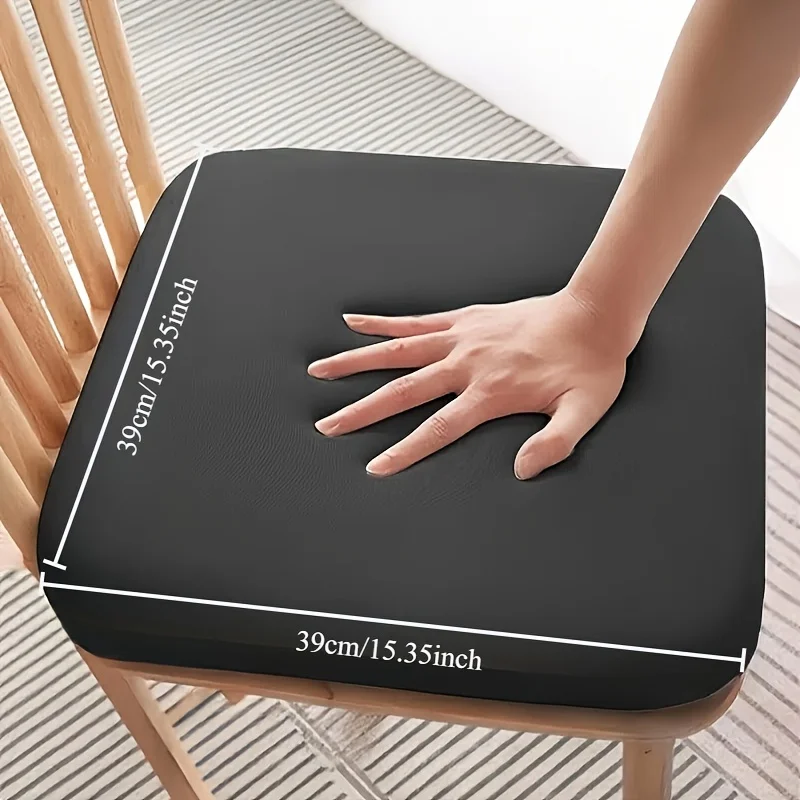 1PC Chair Cushion,Breathable Pad, Memory Sponge Pad, Ergonomic Design Pad, Solid Color Cushion, Suitable for Home and Office Use