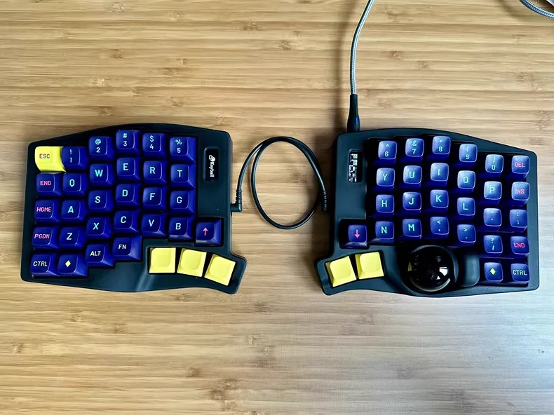 Keyball 61-key Split Keyboard VIA Key Change Single-mode Hot