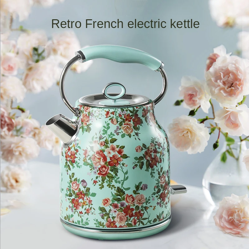 Homeart quiet electric kettle Kettle household automatic power-off retro  tea pot 304 steel