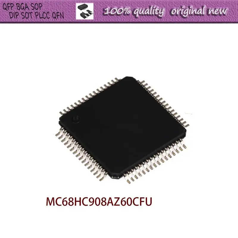 

NEW 1PCS/LOT MC68HC908AZ60CFU MC68HC908 MC68HC908AZ MC68HC908AZ60 QFP-64