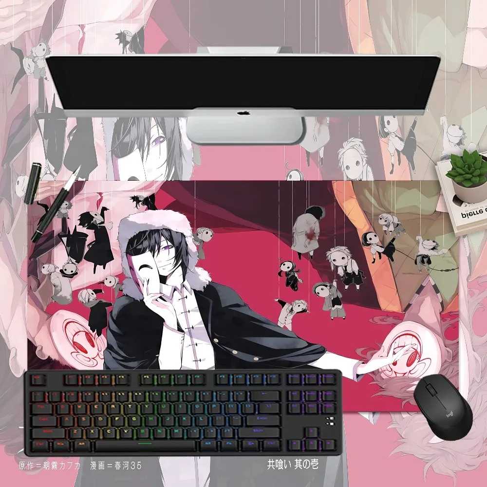 Bungo Stray Dogs Anti-Slip Table Mat Student Mousepad Gamer Computer Keyboard Pad Games Pad for PC Mouse Carpet 4