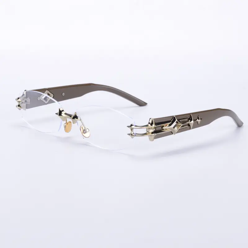New Fashion Trend Leader World Luxury Personalized Sunglasses Men and Women Exquisite High End Temperament Frameless Sunglasses - Image 10