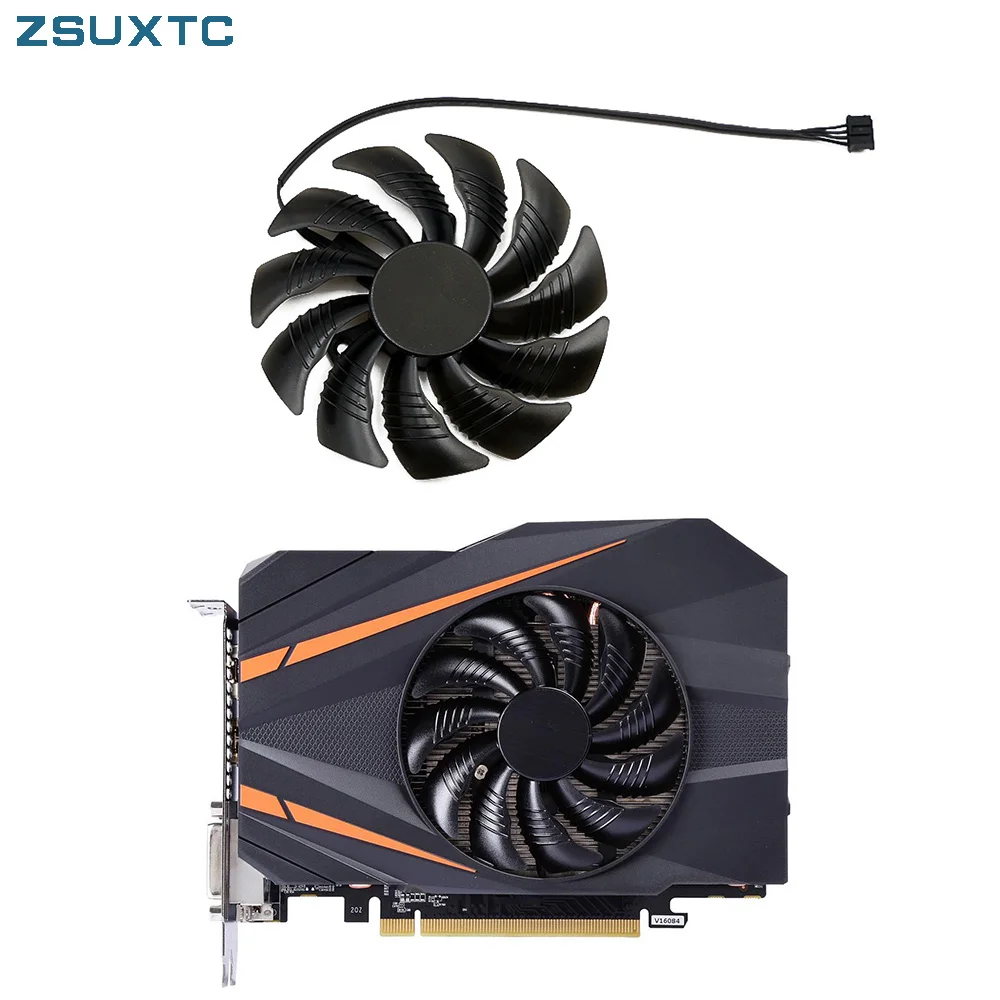 T129215Su 88Mm Muslimex Fan Sostituire Per Gigabyte Geforce Gtx 1080 Gtx1070 1060 1050 Ti Fan Mini Itx G1 Radeon Gaming Fan