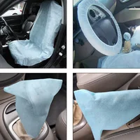 Universal Car Seat Cover Disposable Non-Woven Fabric Maintenance Cleaning Beauty Repair Anti Fouling Car Interior Protect Cover 6