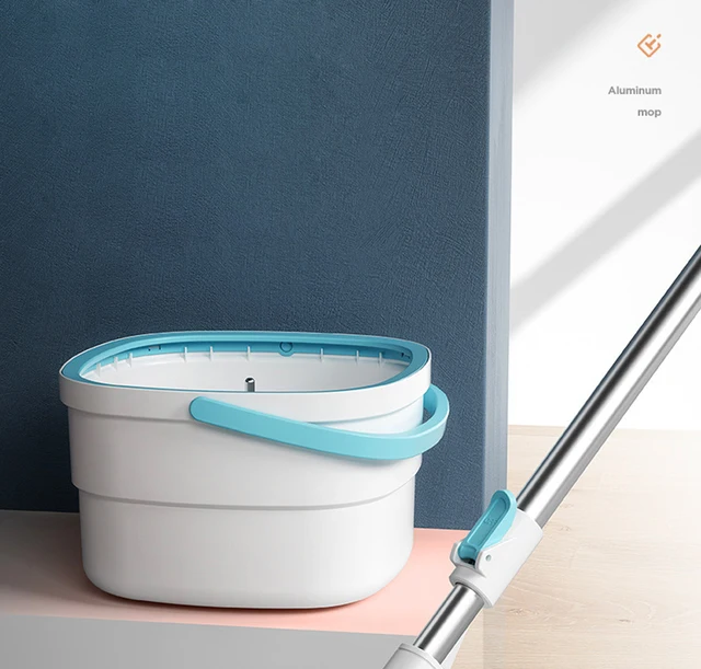 Mocio Alanberg Autostrizzante Con Secchio 2 Camere - Sistema Acqua Pulita/Sporca Separata - Foto 12