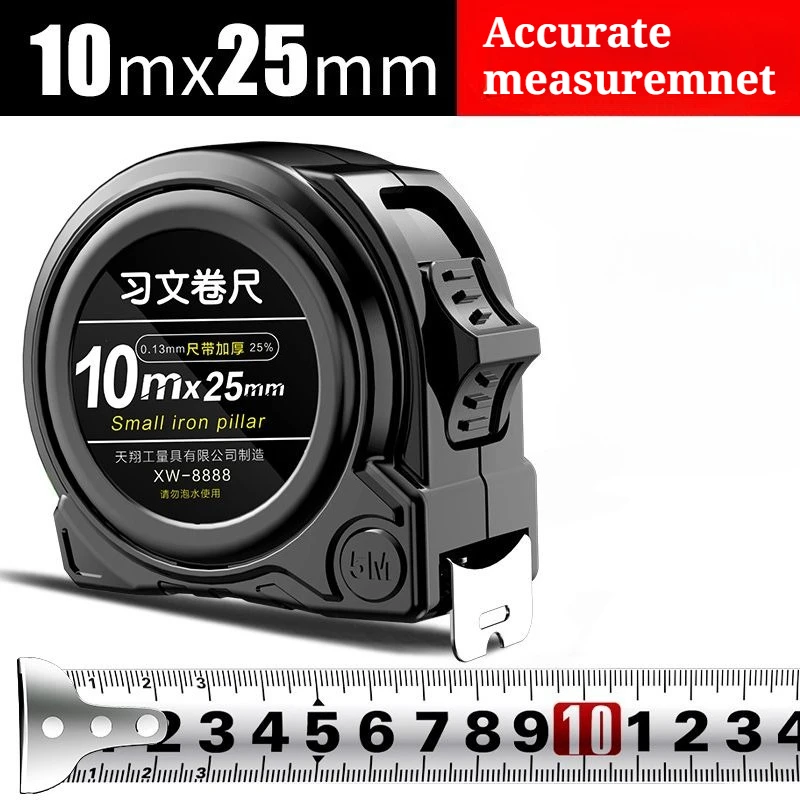 Premium Durable Extra-Wide Steel Tape Measure for Home and Construction Projects