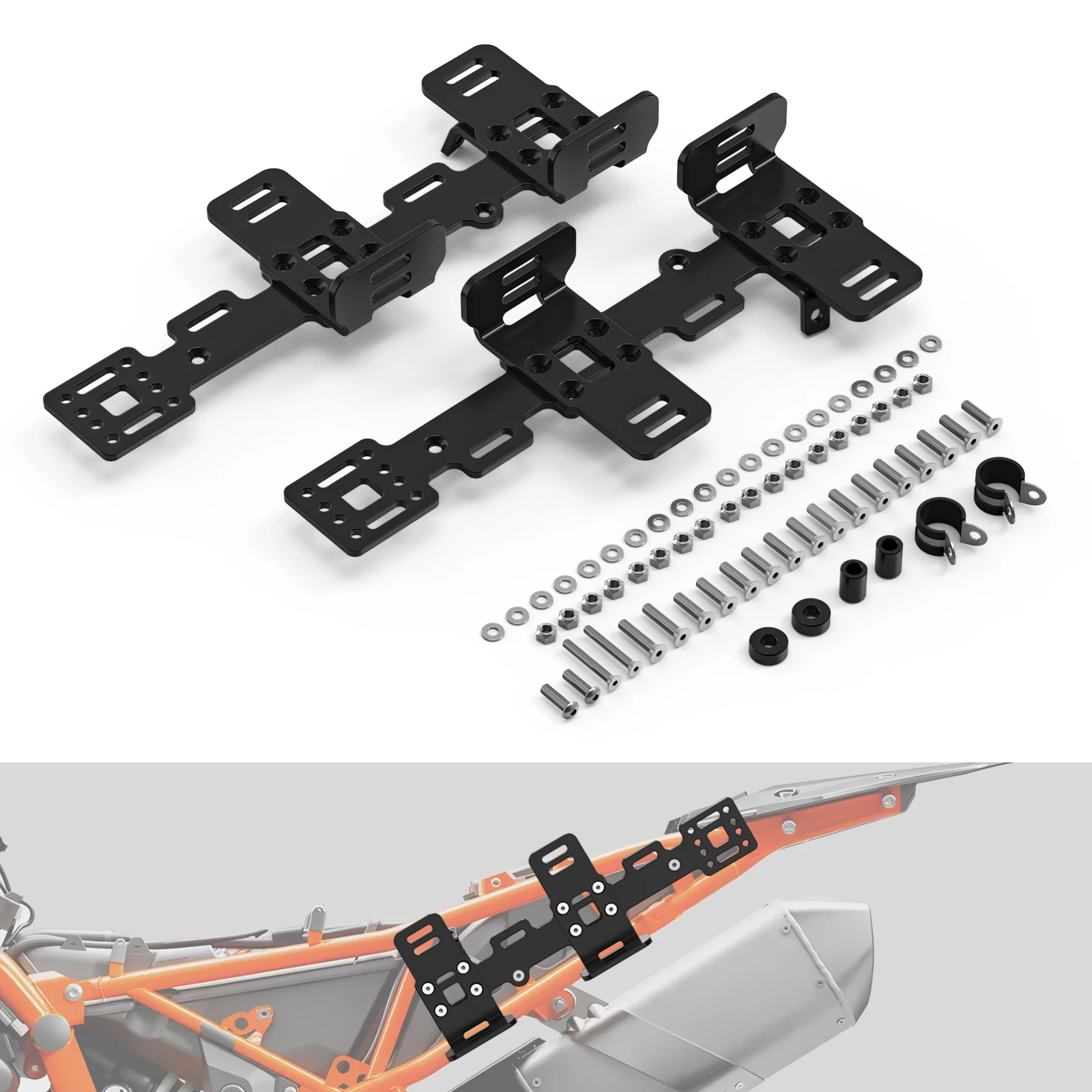2019-2024 Für KTM 790 890 Adventure /R Rally Motorrad Gepäckträger Seitenhalterung 790/890 Adventure /R/Rally 2019-2024 2023 – Detail 3