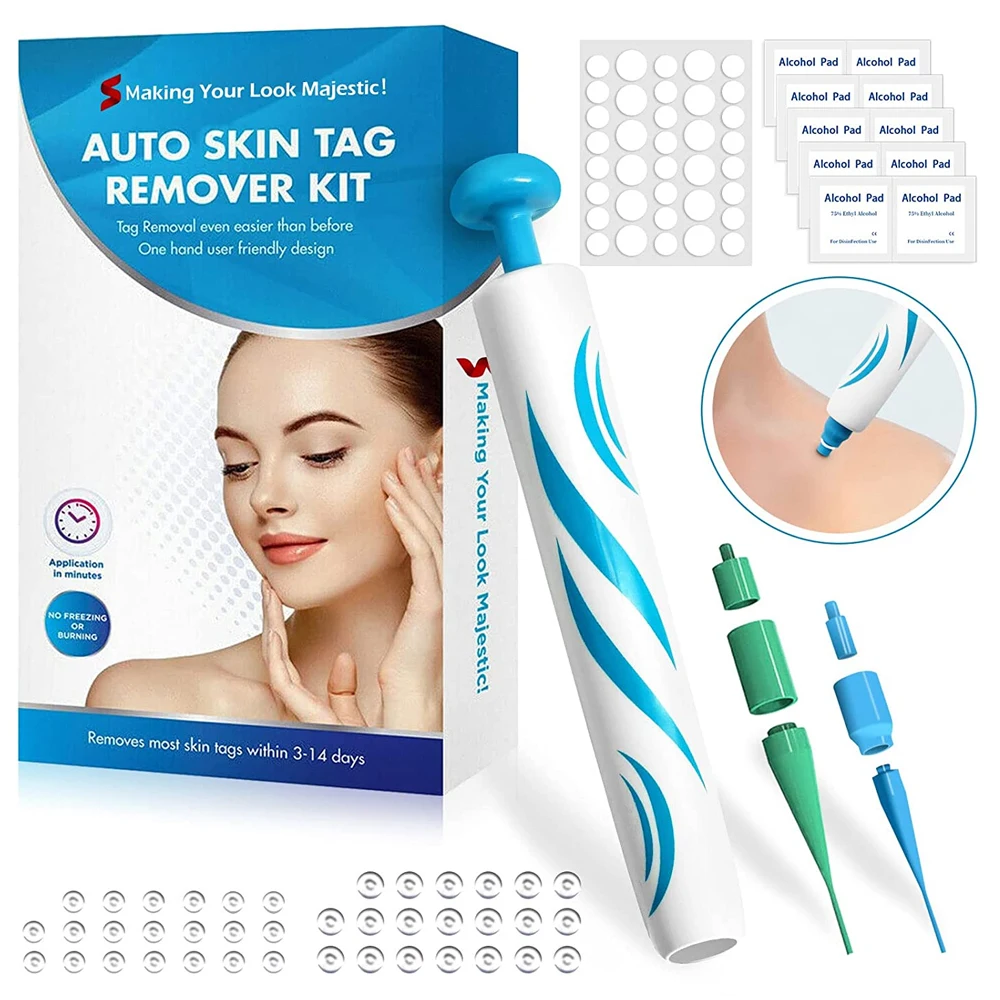 Auto Micro Skin Tag Remover Device Kit Safe Painless Removal 2-8 mm Band  Tool