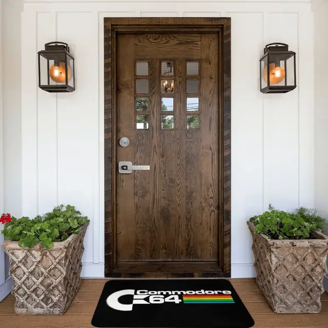 Commodore 64 Retro Klasszikus Ajtócsúszásgátló Konyhai Fürdőszoba Szőnyeg Wc Ajtó Padló Bejárat - Image 5