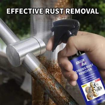 Multi-Purpose Rust Remover Spray | Strong Elimination of Rust & Iron Buildup, Ideal for Chrome Paint & Automotive Maintenance 1