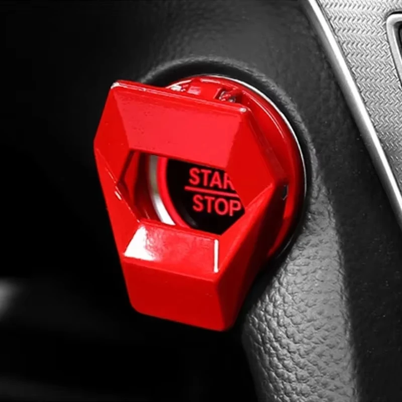 Engine Start Stop Switch Protective Decorative Cover - Auto Interior Accessory