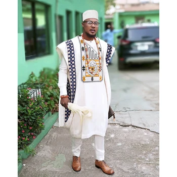 Emeka Embroidered Agbada Outfit
