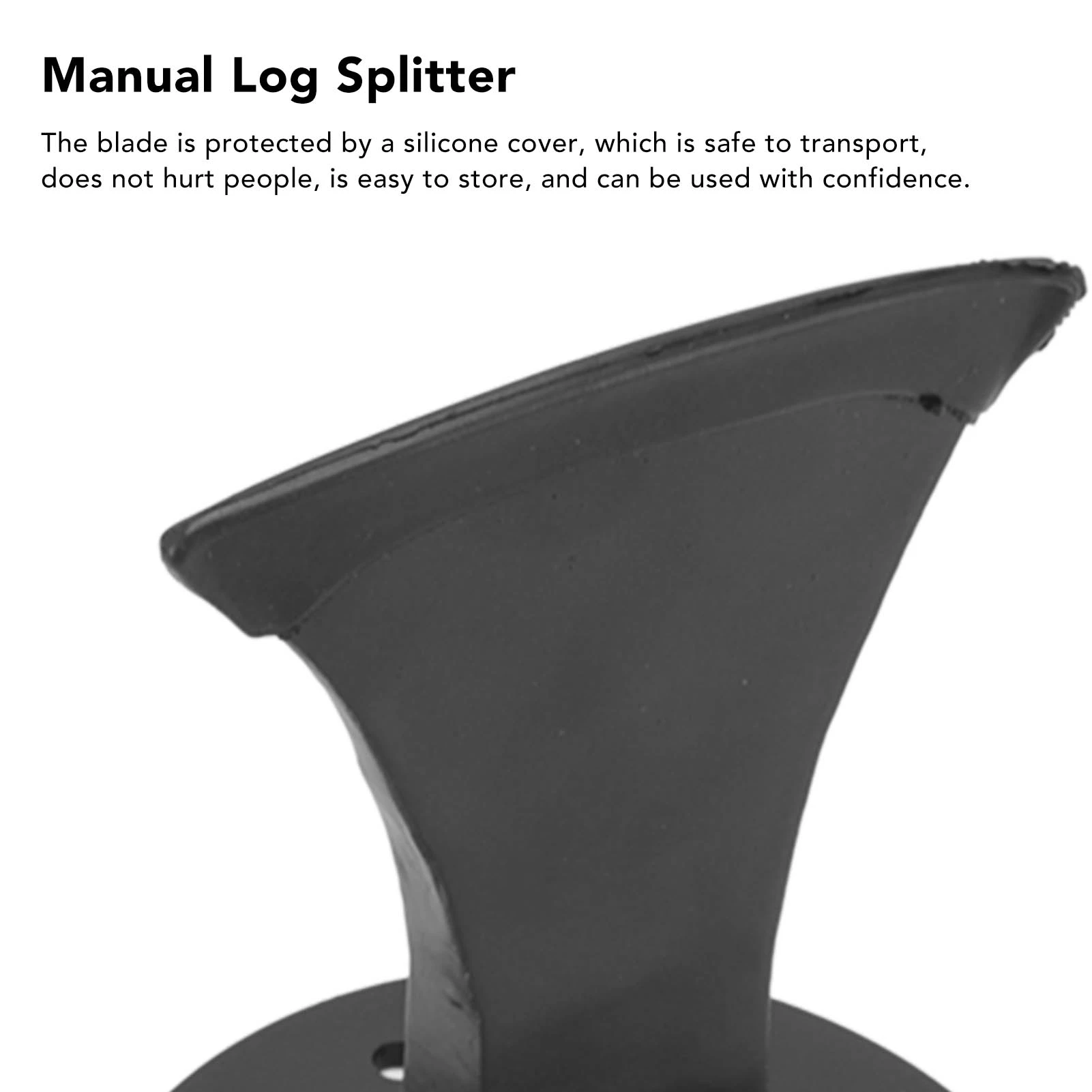 Wood Splitter Wood Splitter Wedge Easy Installation High Strength Heavy Duty Wedge Firewood Splitter Round Base Compact Size for Fireplaces