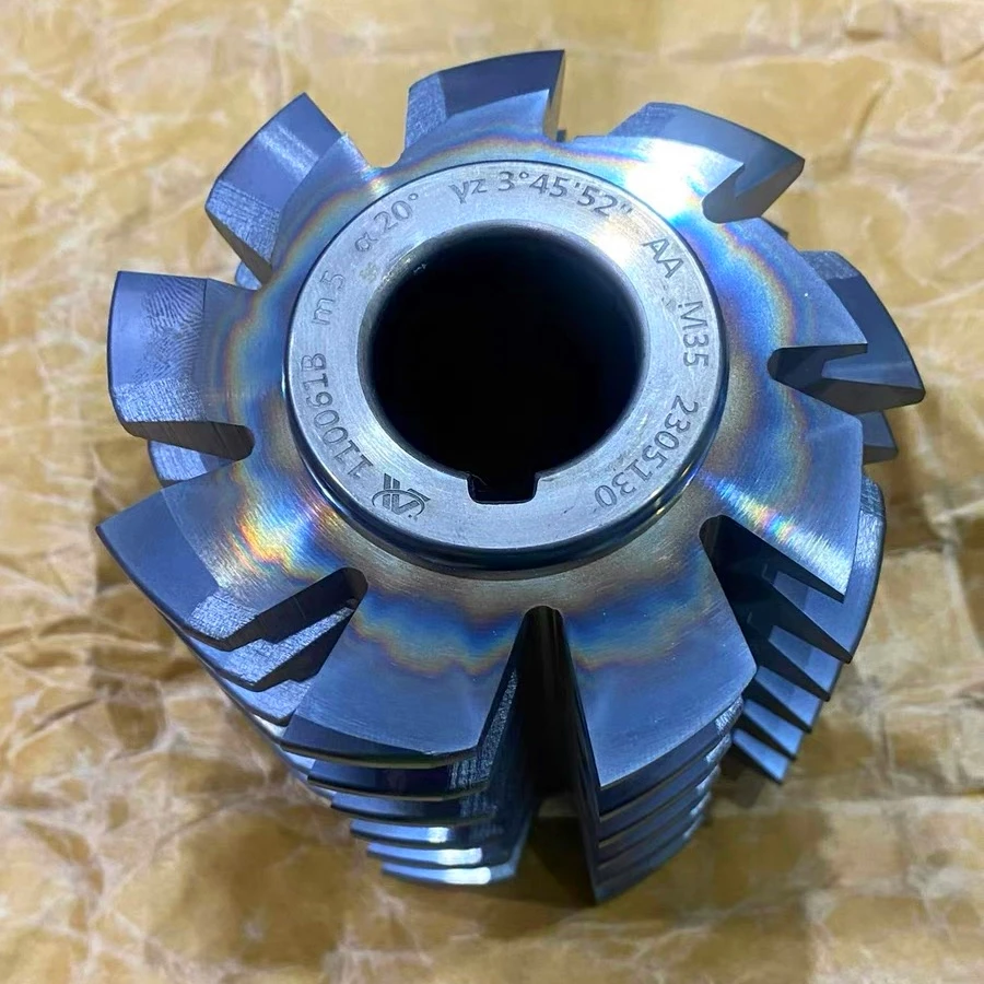 PA20 M0.5 50X40X22mm Gear Hob HSS Gear Hobbing Cutter Hobs