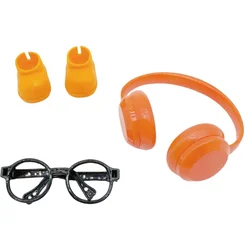 Stylish DIY Accessory Set for Plush Doll Decorations - Birthday Gift Edition (J)