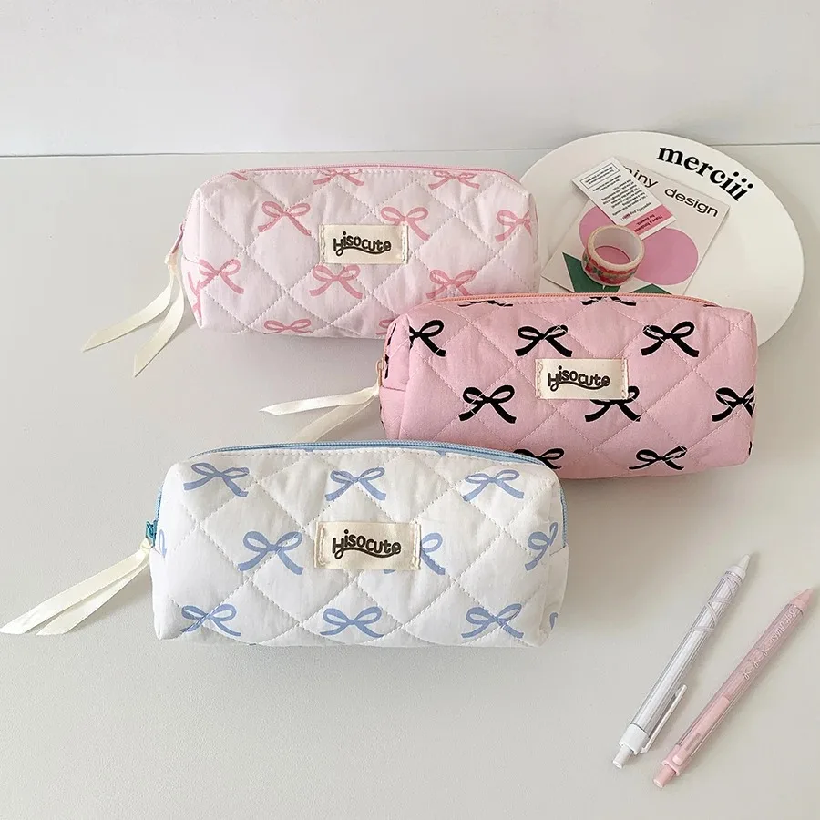 Luxury Bow Ribbon Pencil Case 3